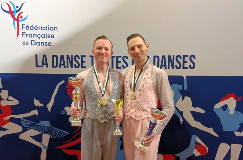 Unser Trainer Marc und seinen Partner siegen dreifach in Frankreich